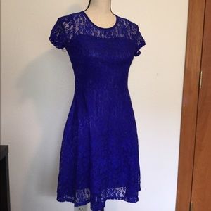 Amoluv small blue lace dressed